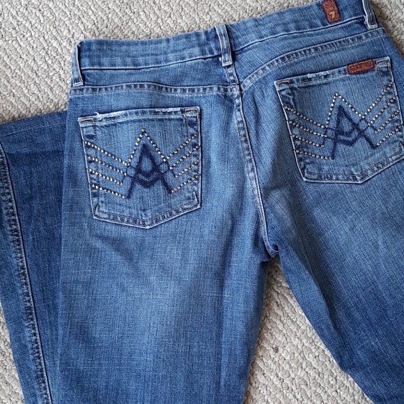 7 for all mankind jeans boot cut - Picture 4 of 4